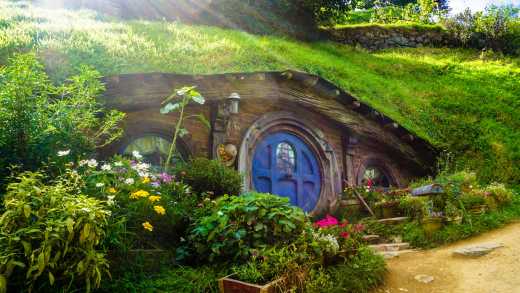 Discover hobbit houses on a Lord of the Rings tour