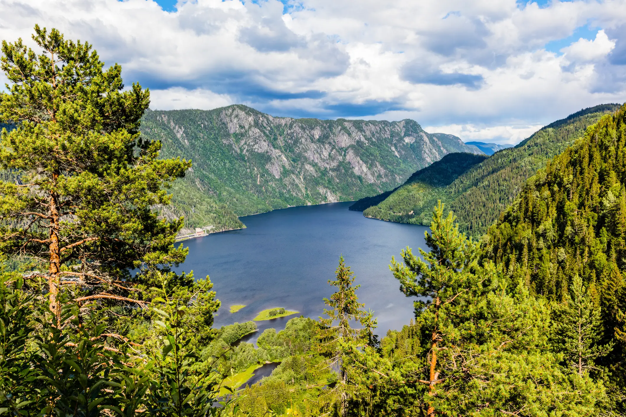Norwegen, Telemark Schöner Fjord in Telemark Norwegen im Sommer