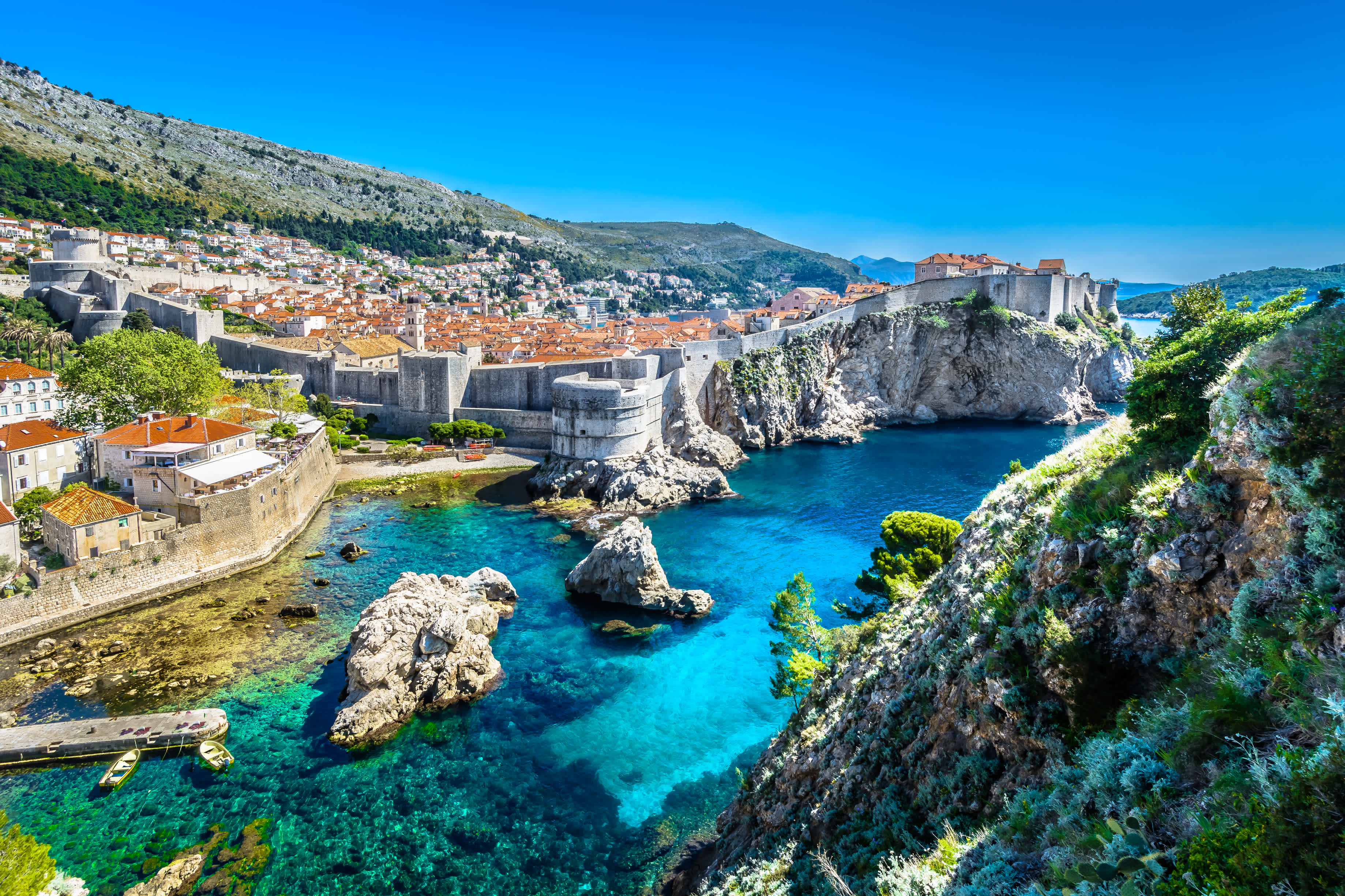 Adria-Dubrovnik-Landschaft