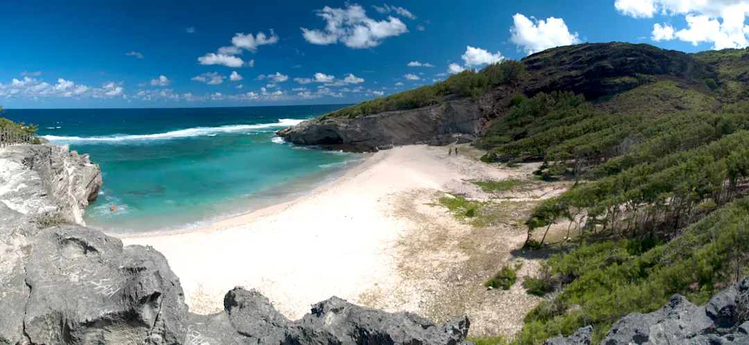 Afrika Mauritius Rodrigues Trou d’Argent Der Strand auf Rodrigues