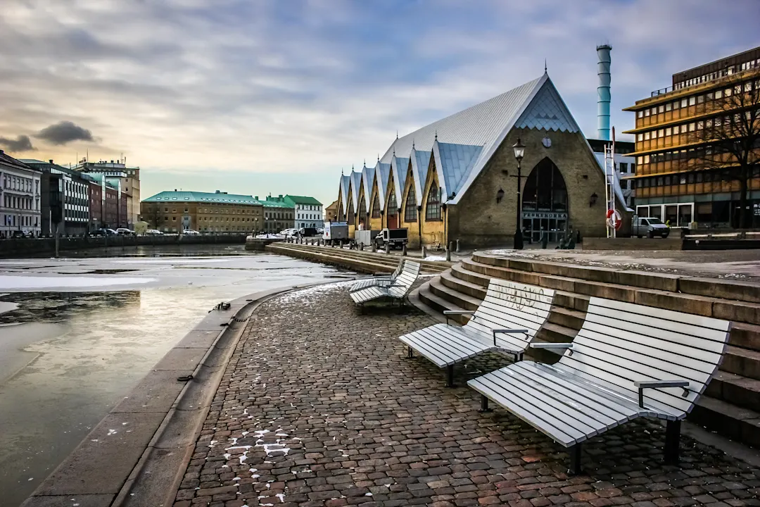Göteborg, Schweden, Winter, Fisch, Kirche Göteborg, Schweden, Winter, Fisch, Kirche