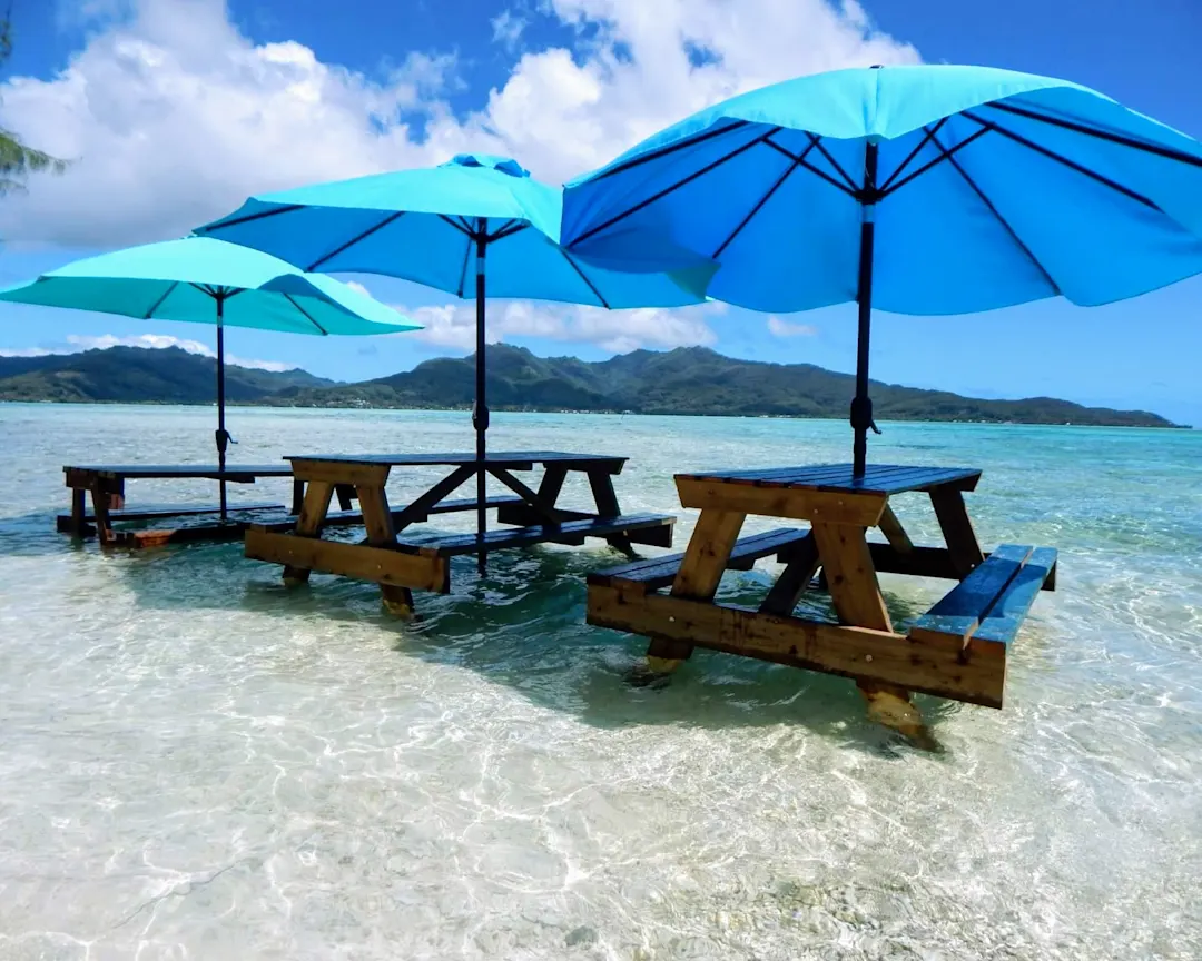 Avea Bay, Huahine, Französisch Polynesien Aufnahme der Avea Bay auf Huahine, Französisch Polynesien