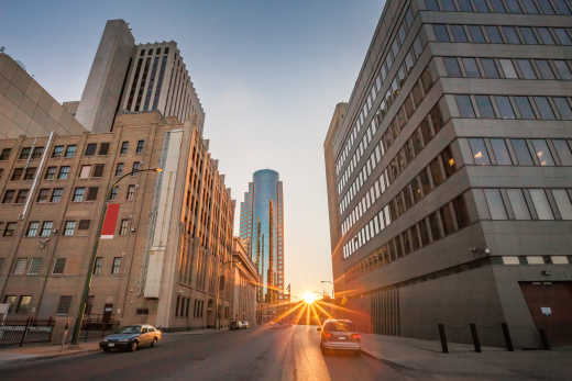 Bild des Exchange District in Winnipeg
