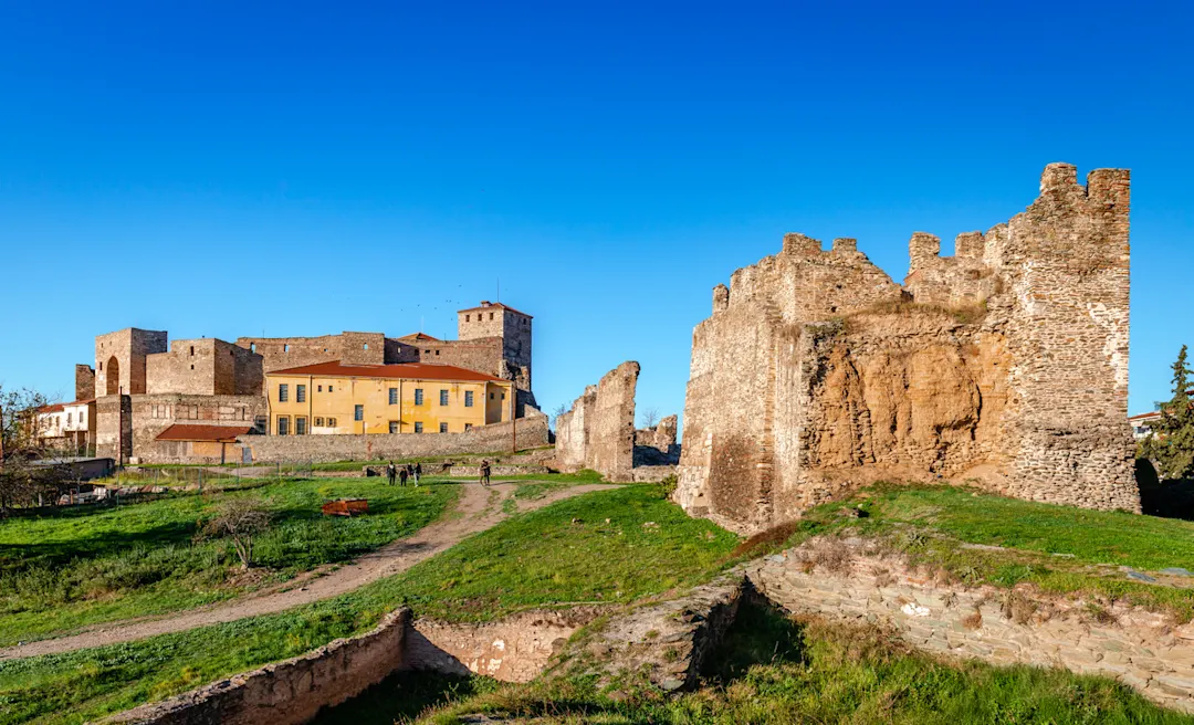 Europa Griechenland Thessaloniki Heptapyrgion Heptapyrgion beim Thessaloniki Urlaub erkunden