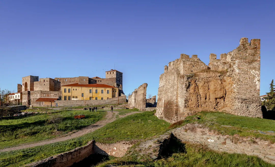 Europa Griechenland Thessaloniki Heptapyrgion Heptapyrgion beim Thessaloniki Urlaub erkunden