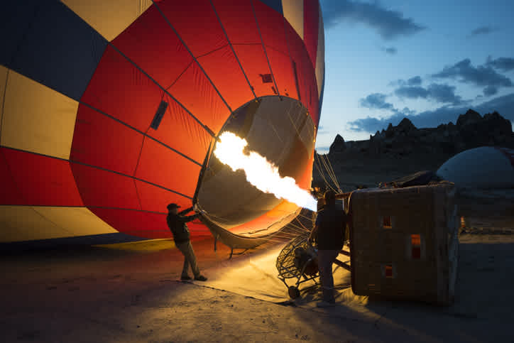 Offrez-vous un safari en montgolfière pendant votre circuit au Botswana pour une expérience unique.