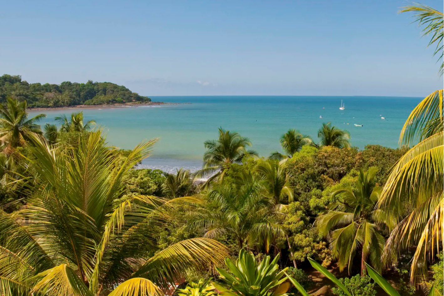 Abgelegenes Dorf in Drake Bay, Pazifikküste, Halbinsel Osa, Costa Rica.