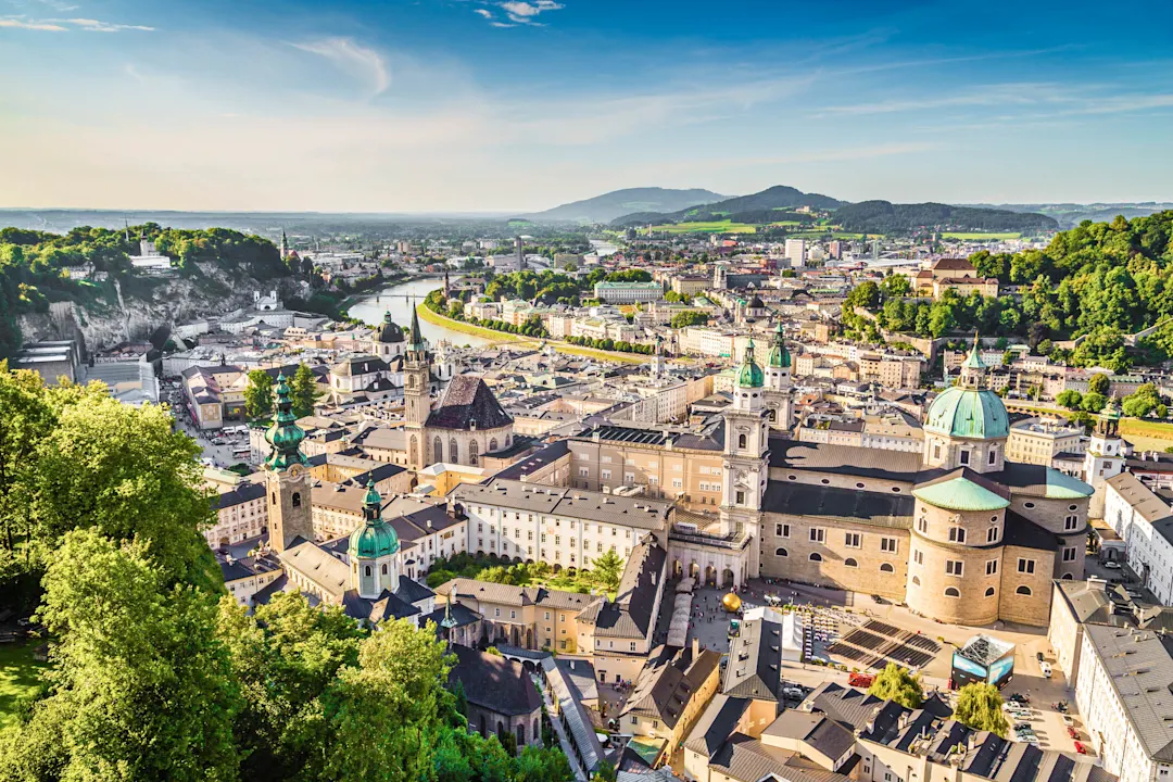 Historical center Salzburg Austria