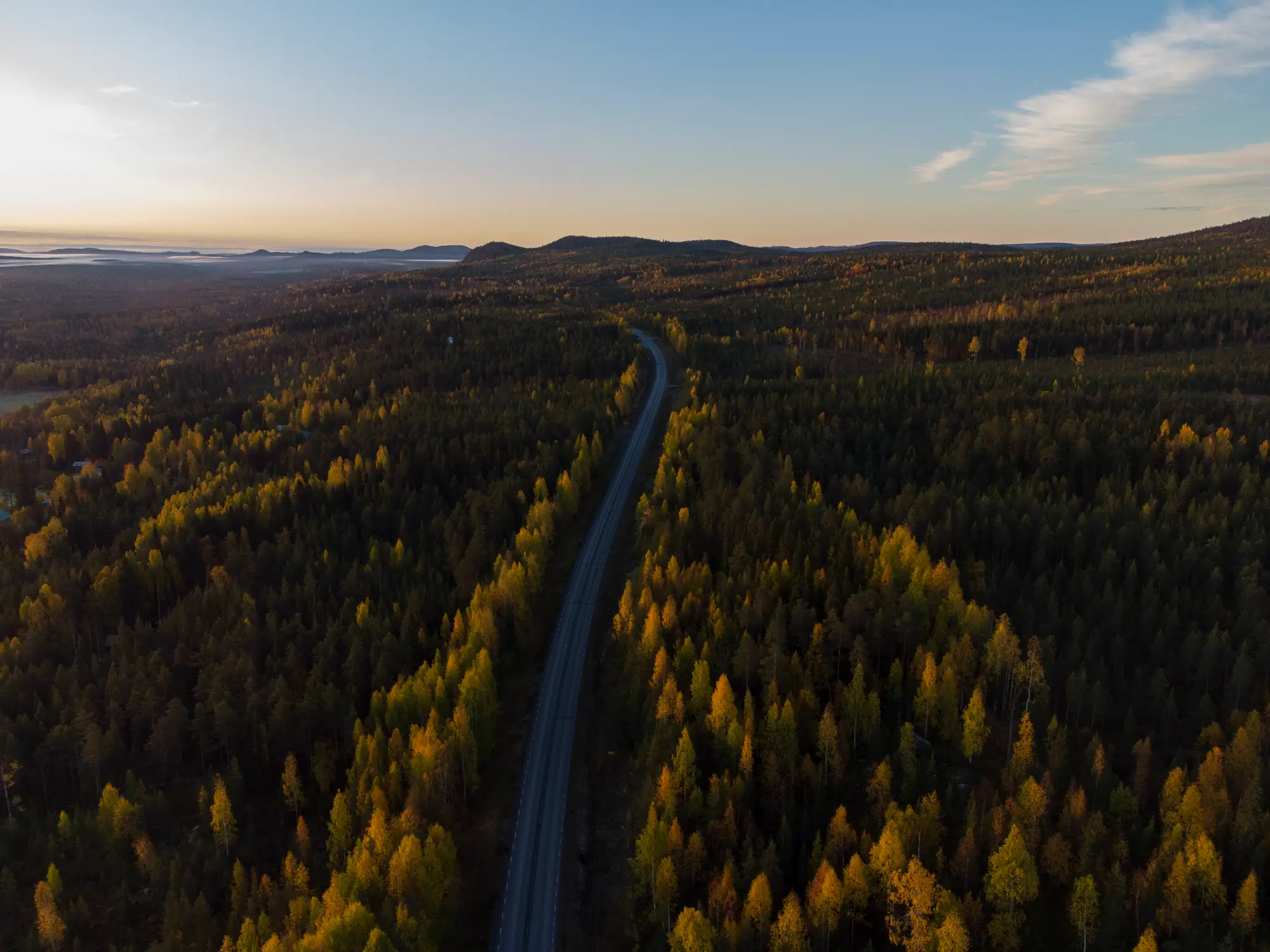 Landschaftspanorama, Oben, Schweden, Abenteuer, Ansicht aus erhöhter Perspektive Landschaftspanorama, Oben, Schweden, Abenteuer, Ansicht aus erhöhter Perspektive