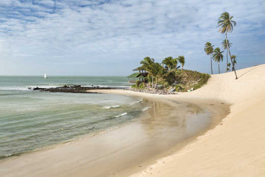 Aufnahme eines Strandes in der Nähe von Natal.