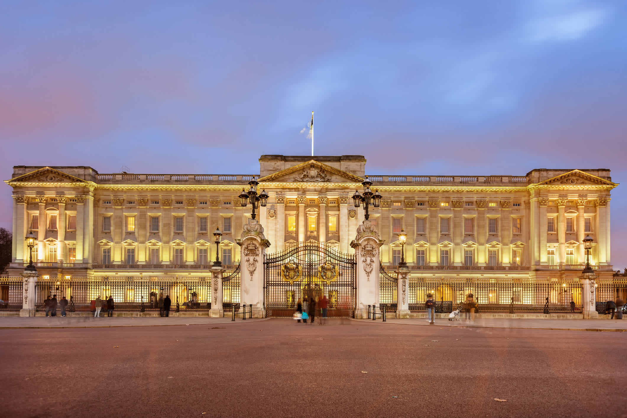 Buckingham Palace in London, England - ein Muss bei Ihrem London Urlaub