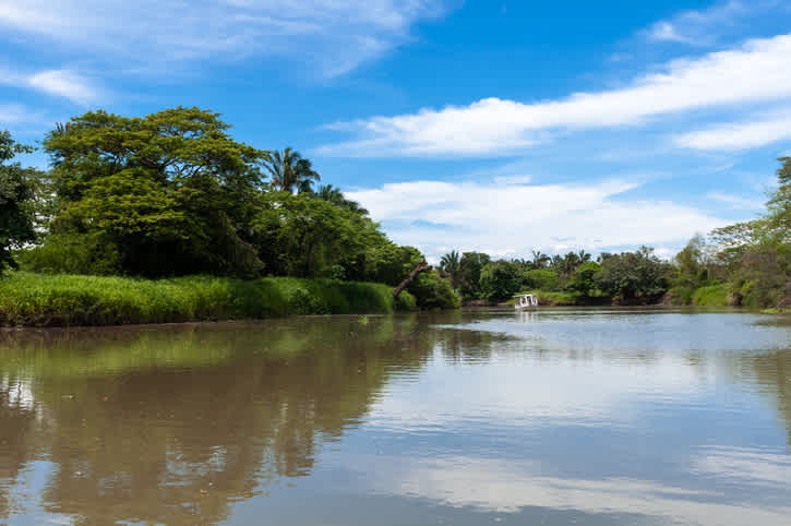 Découvrez l'ancien port fluvial de Puerto Viejo de Sarapiqui pendant votre voyage au Costa Rica.