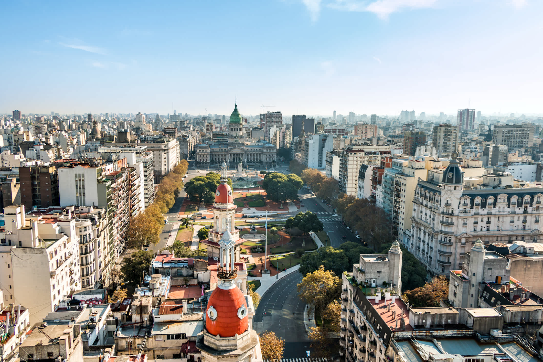 Blick auf Buenos Aires - die Hauptstadt von Argentinien 
