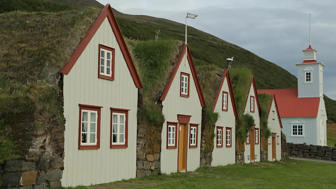 Europa Island Museumshof Laufás Entdecken Sie das Freilichtmuseum am Ostufer des Eyjafjörđurs bei Akureyri.