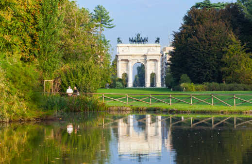 Sempione Park voor een wandeling tijdens uw vakantie in Milaan