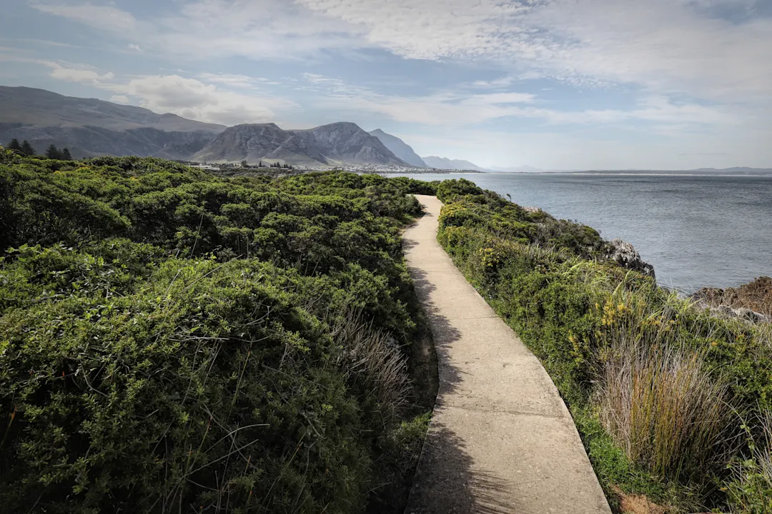 Südafrika, Hermanus Die Küste-Landschaft in Hermanus, Südafrika.