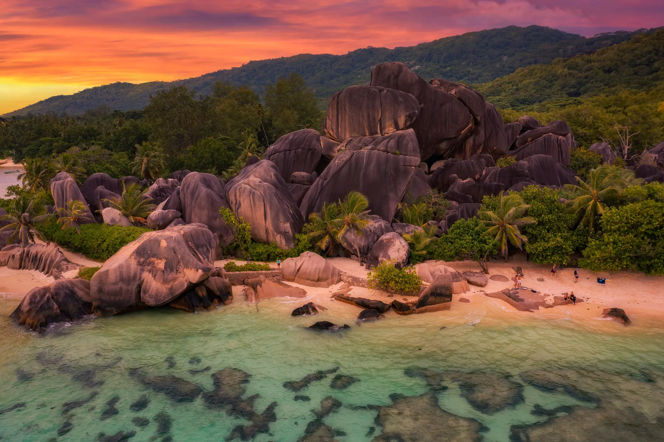 Seychelles, La Digue, Anse Source D'argent