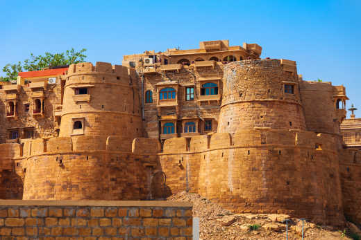 Les remparts du fort de Jaisalmer, en Inde