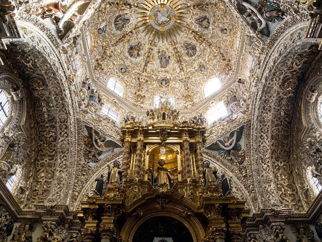 Templo de Santo Domingo Bild der Rosenkranzkapelle in der Templo Santo Domingo