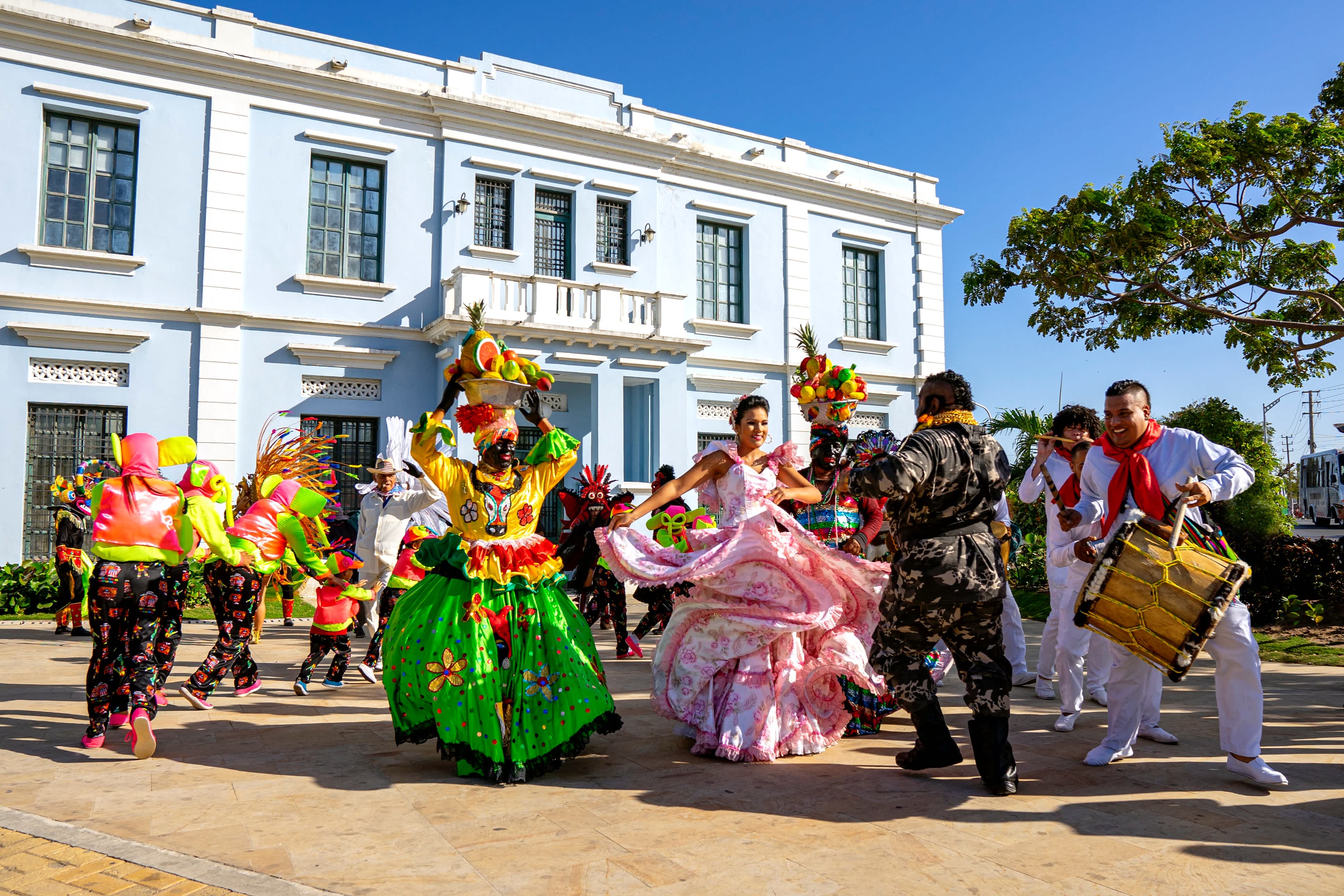 Karneval von Barranquilla ist ein einmaliges Erlebnis bei einer Kolumbien Reise.