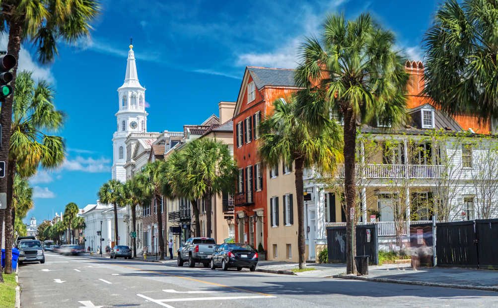 Église Saint-Michaël et St. breit à Charleston, SC