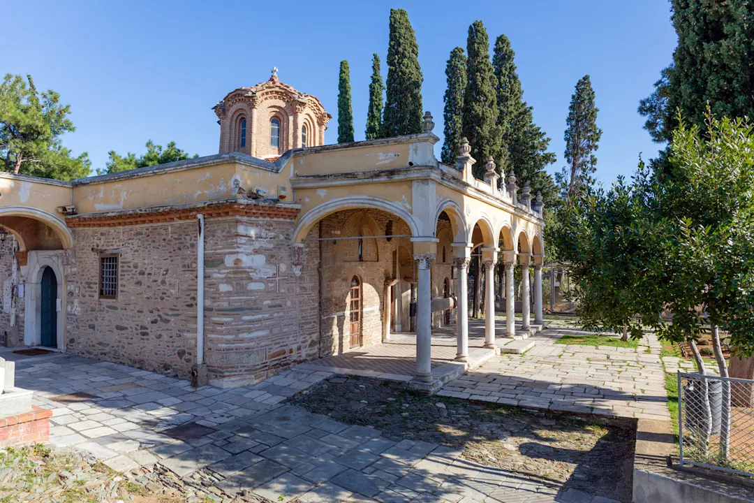 Europa Griechenland Thessaloniki Vlatades-Kloster Vlatades-Kloster beim Thessaloniki Urlaub erleben