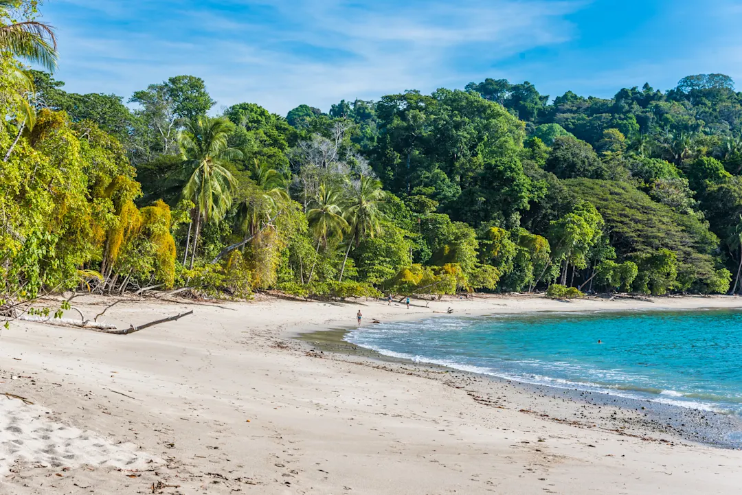 Manuel Antonio, Costa Rica - wunderschöner tropischer Strand.

