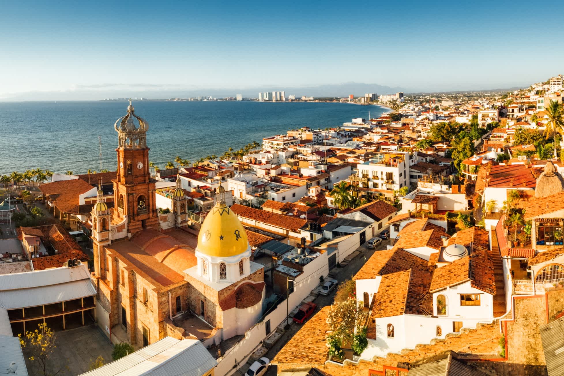 La ville de Puerto Vallarta au Mexique