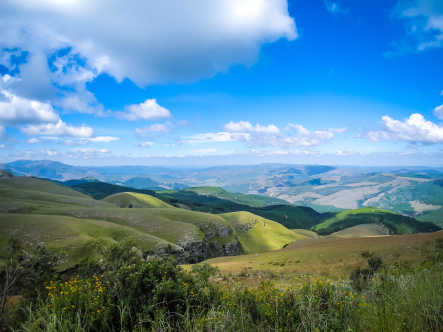 Die Hügel von Hazyview in Mpumalanga, Südafrika.