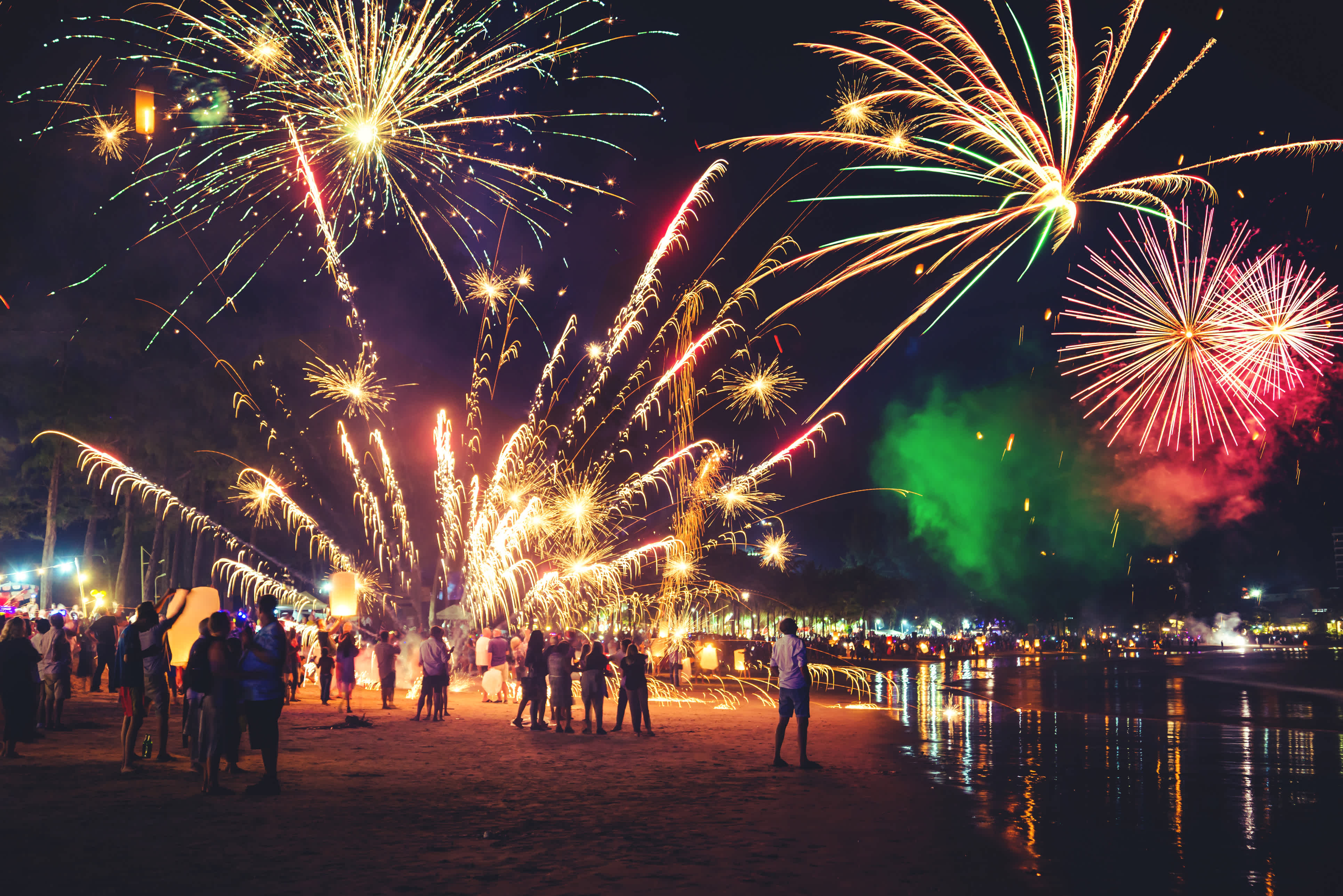 Das chinesische Neujahrsfest in Thailand