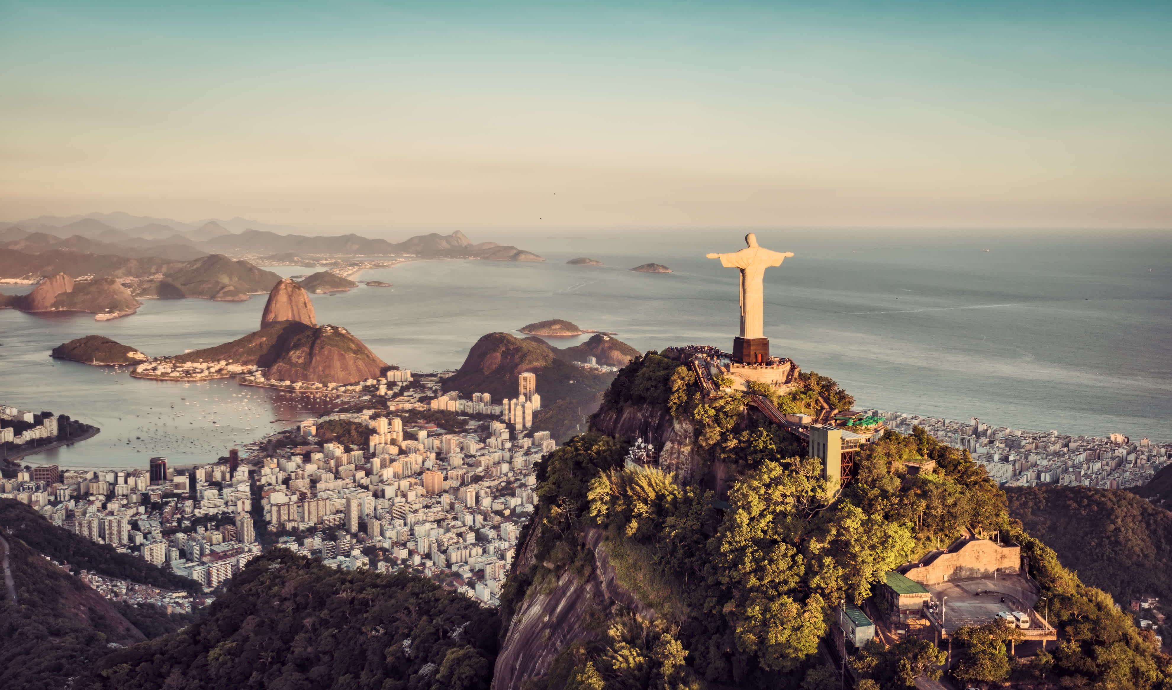 Vue de Rio de Janeiro au Brésil