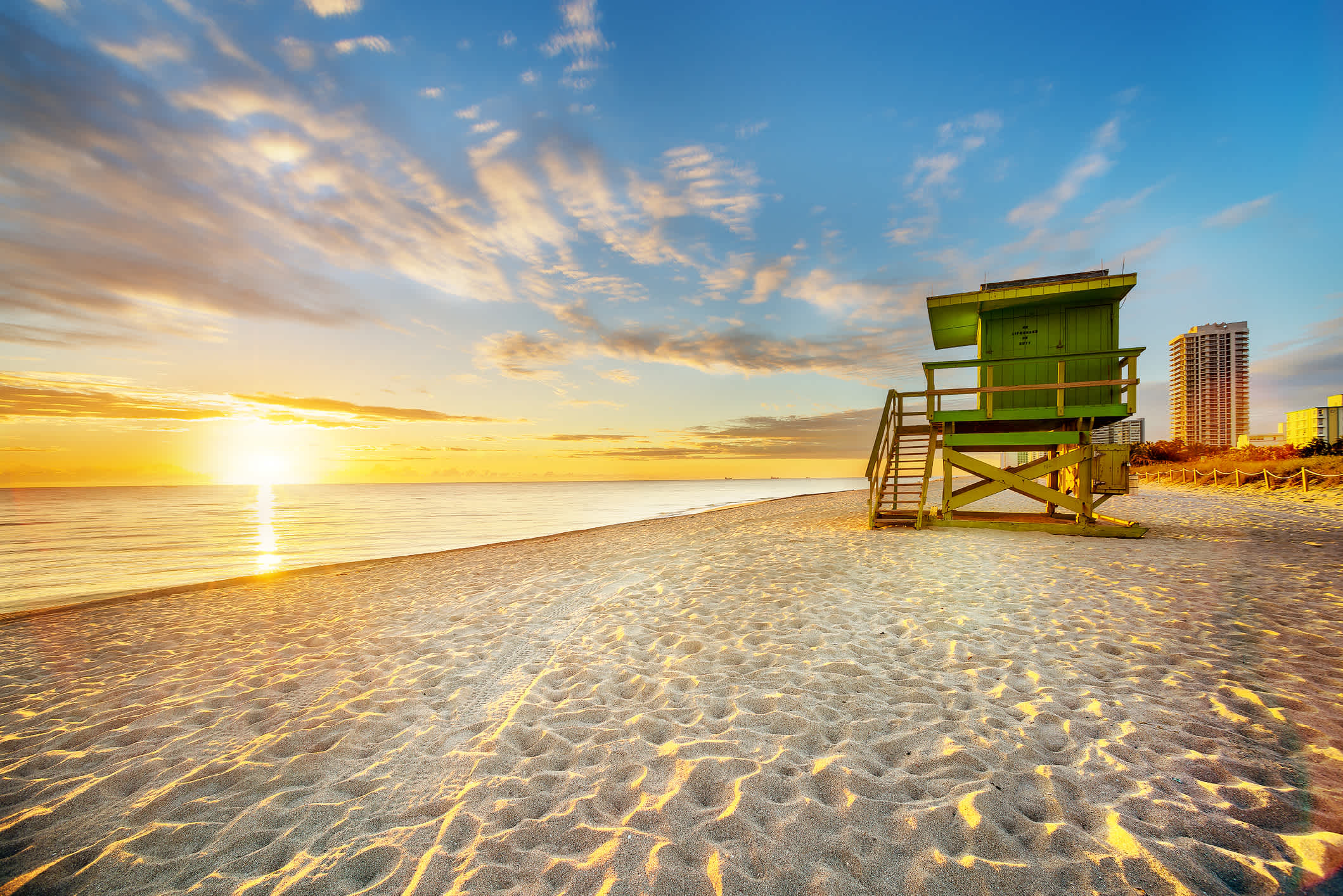 Plage de Miami Beach à découvrir lors d'un road trip sur la côte Est des Etats-Unis