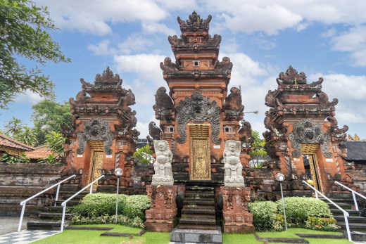 Der Petitenget-Tempel in Seminyak, Bali, Indonesien