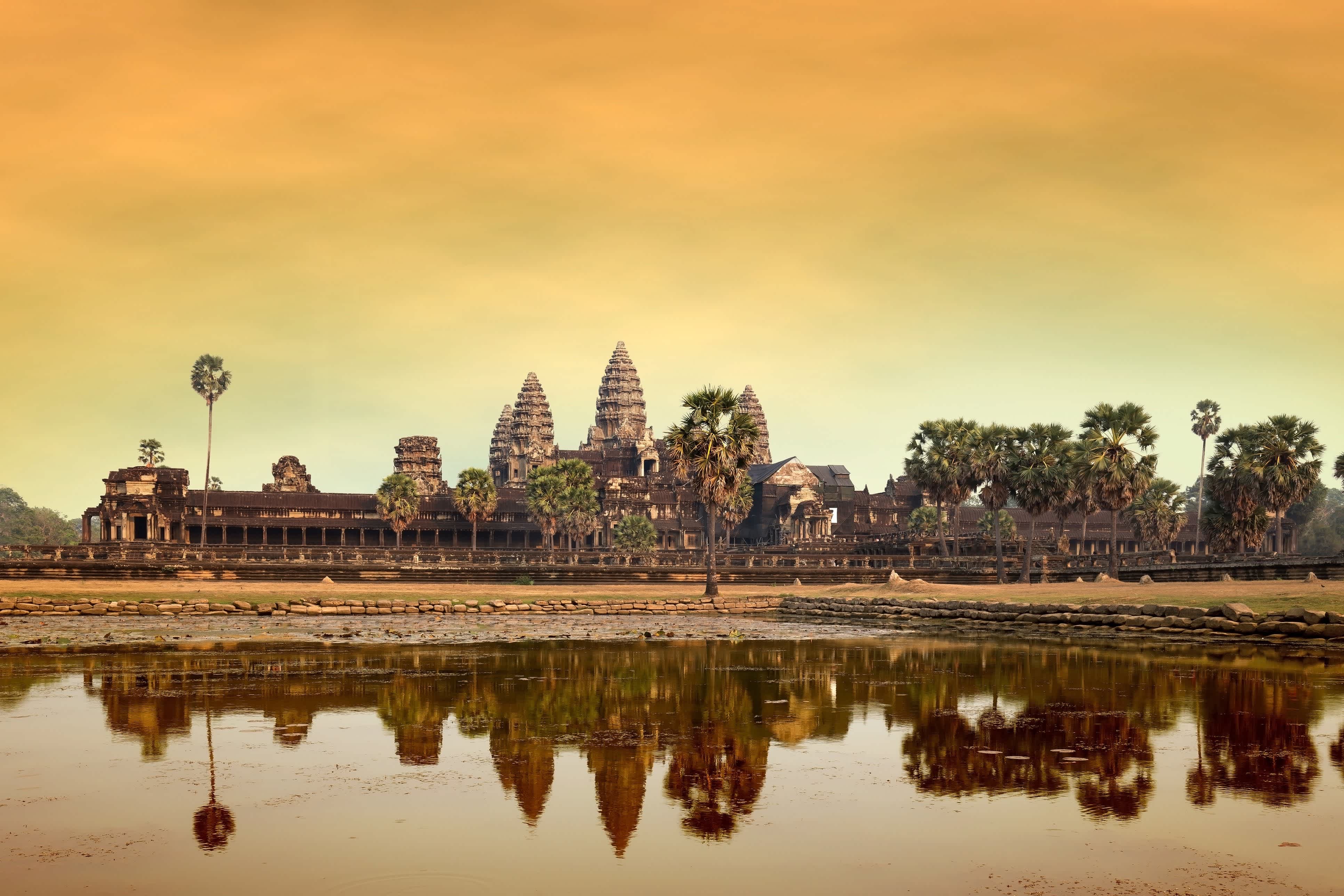 Siem Reap in Cambodja, Azië