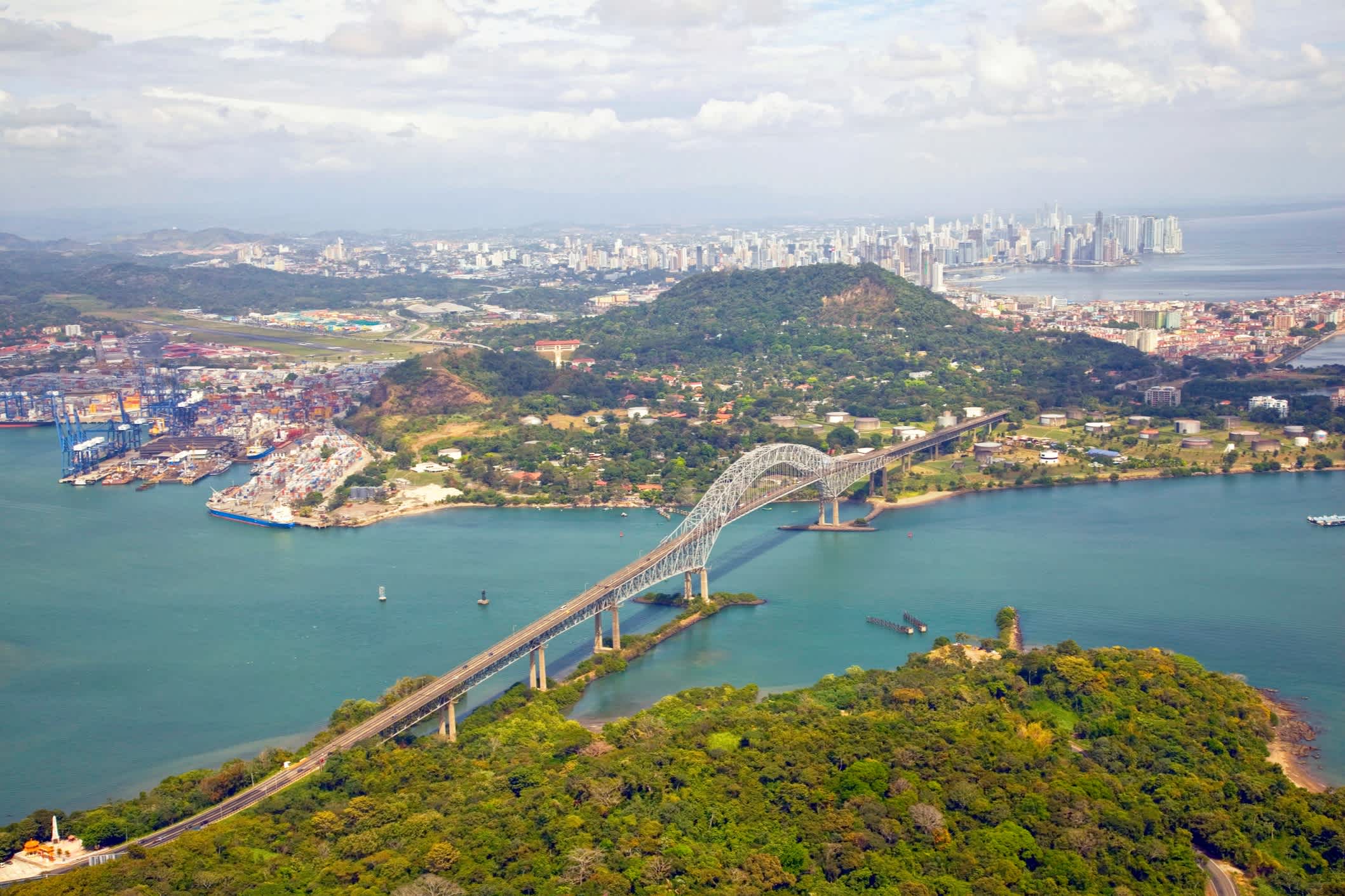 Panama City - Panamakanal, Brücke, Puente de las Américas
