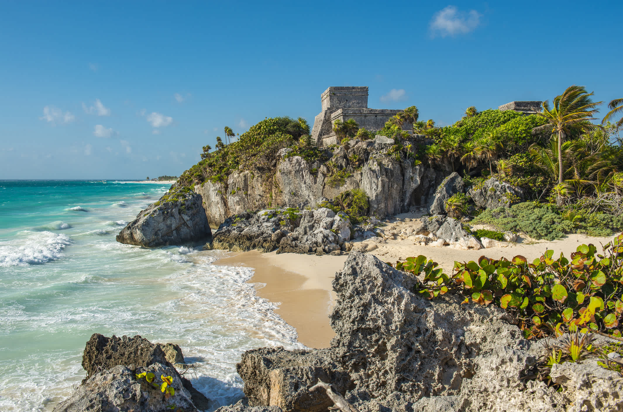 Le site archéologique maya de Tulum, Mexique