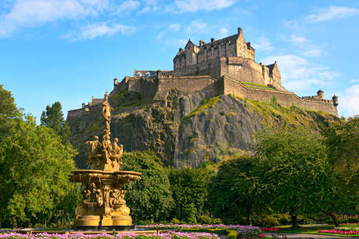 Visitez le château d'Edimbourg pendant votre voyage.