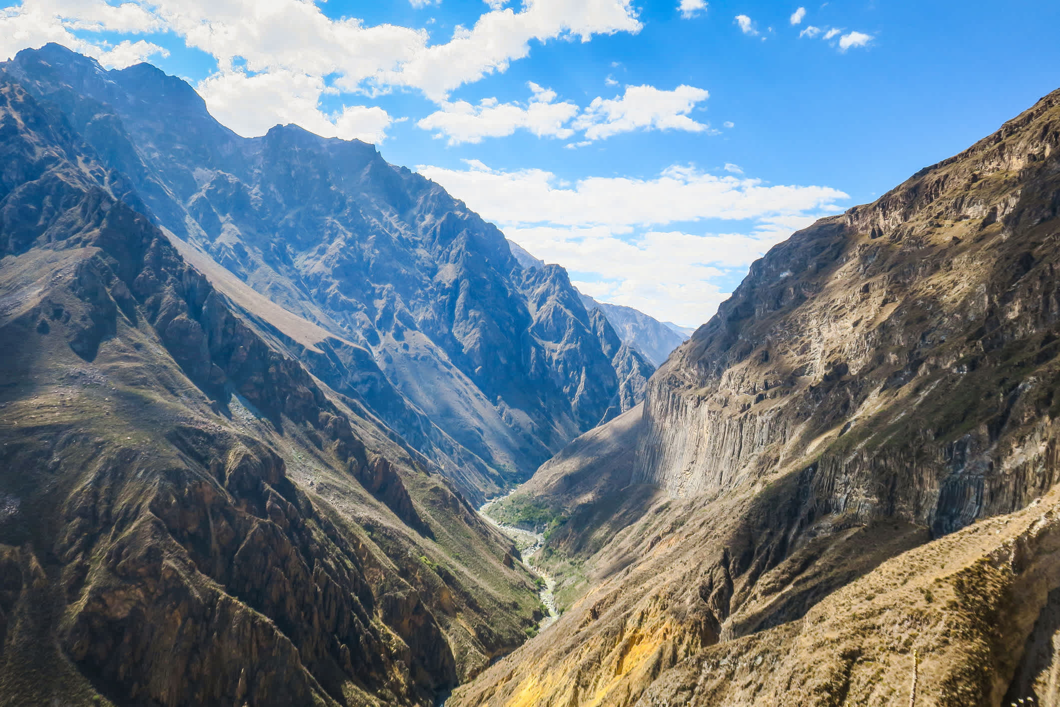 Der 2. tiefste Canyon der Welt, der Colca Canyon in Peru