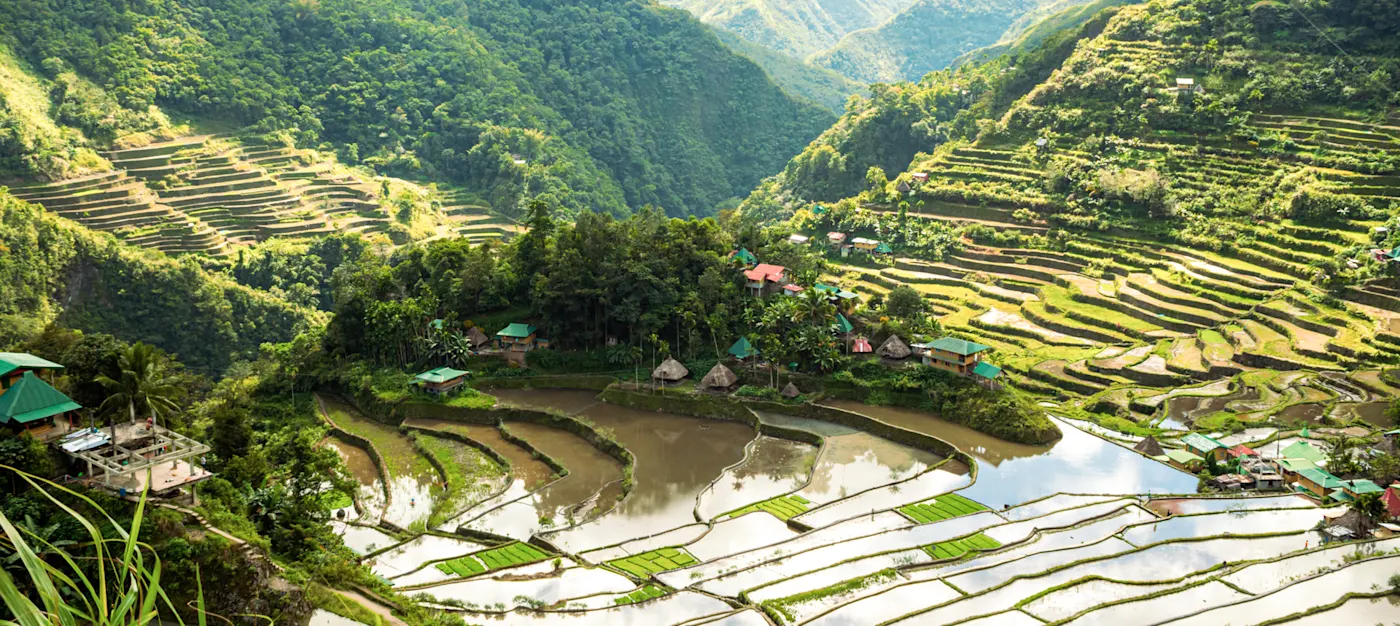 Batad Reisterrassen in Ifugao, Banaue, Philippinen.

