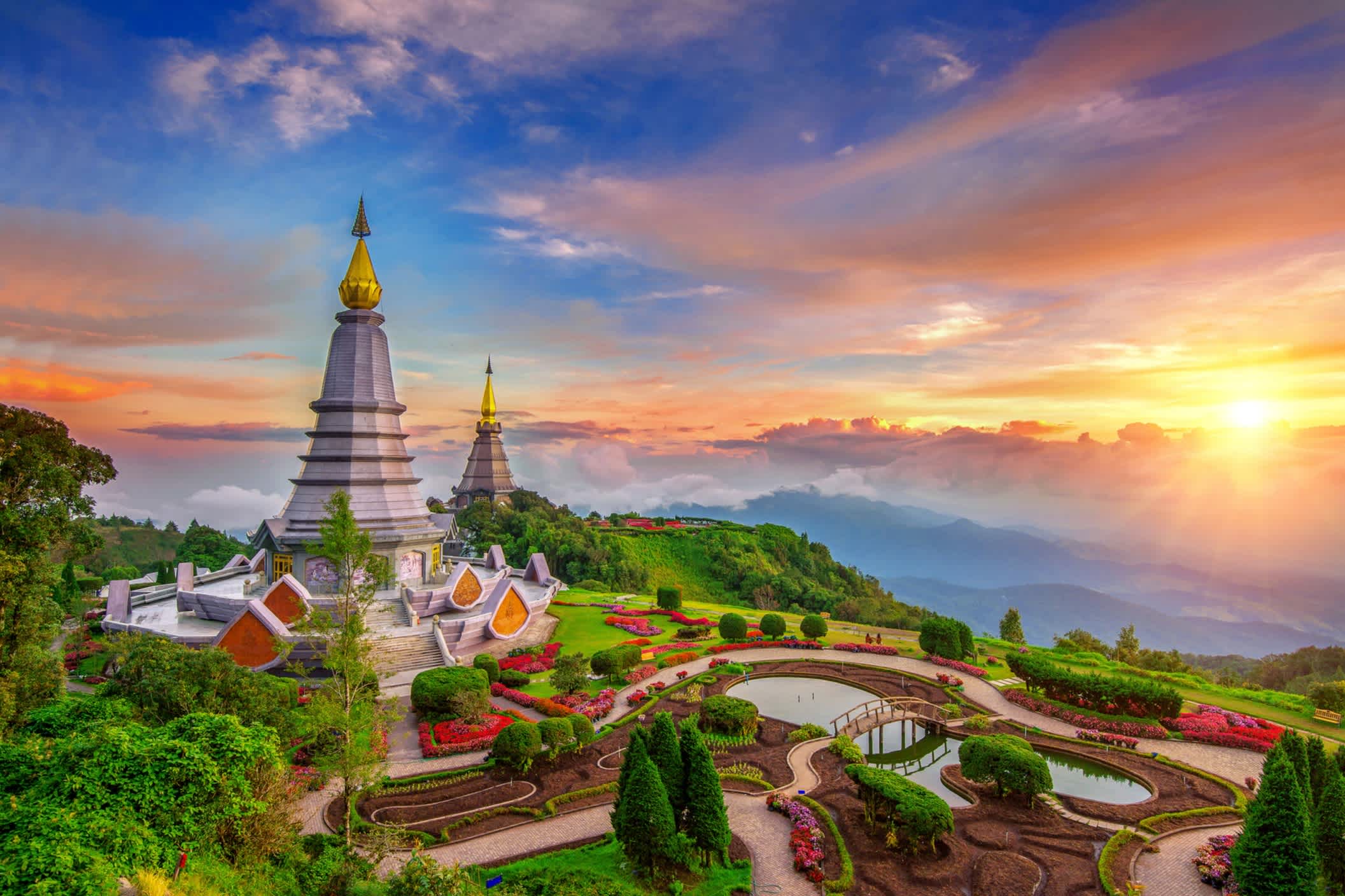 Le meilleur de la campagne à Chiang mai, en Thaïlande : la montagne Inthanon.
