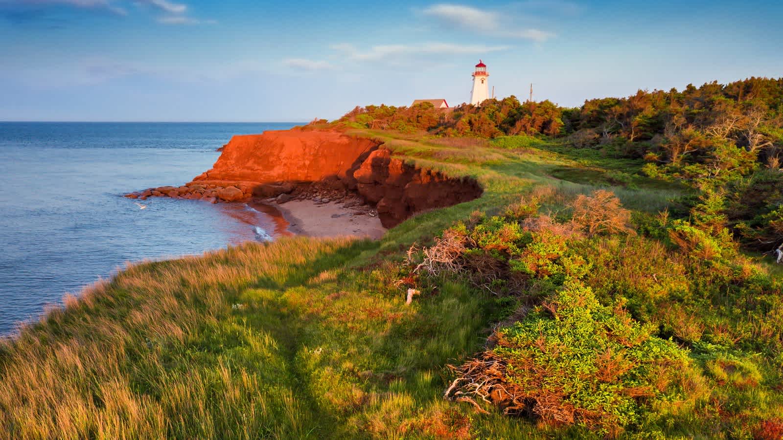 Blick auf die Küste von Prince Edward Island