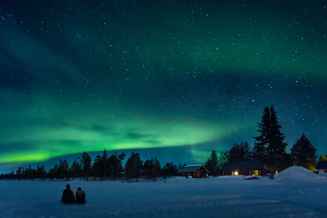 Nordlicht, Schwedisch-Lappland, Schweden, Winter, Himmel

