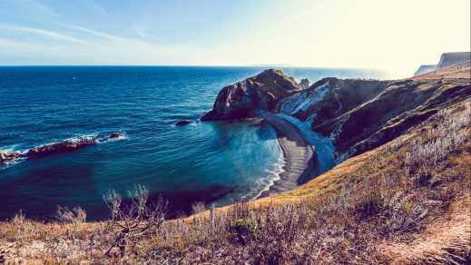 Blick auf Durdle Door Sunset