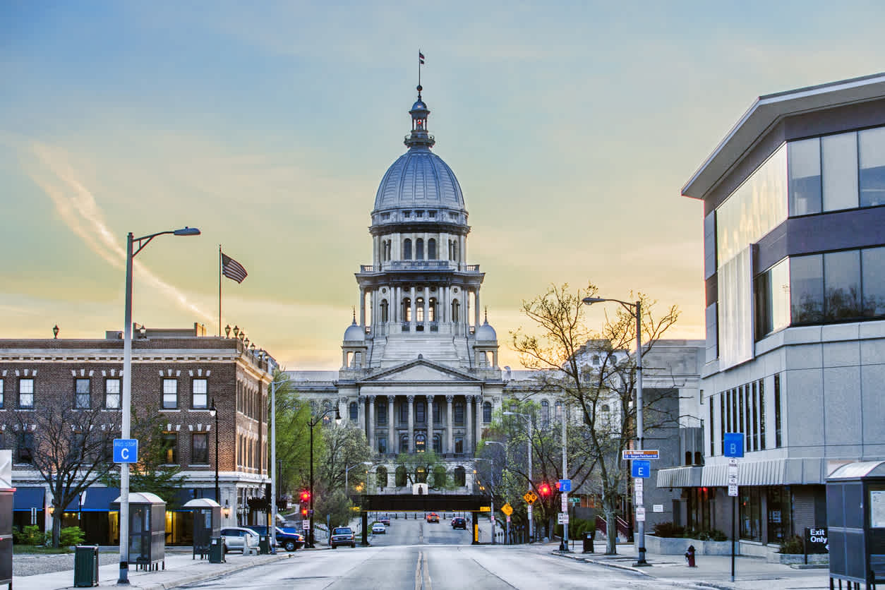 Springfield Hauptstadt von Illinois in den USA