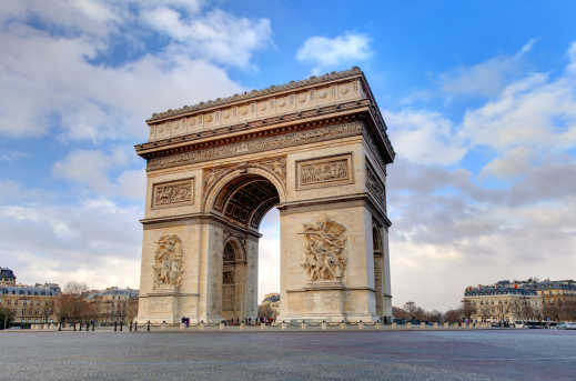 Arch de Triomphe - ein Muss bei Ihrem Paris Urlaub.