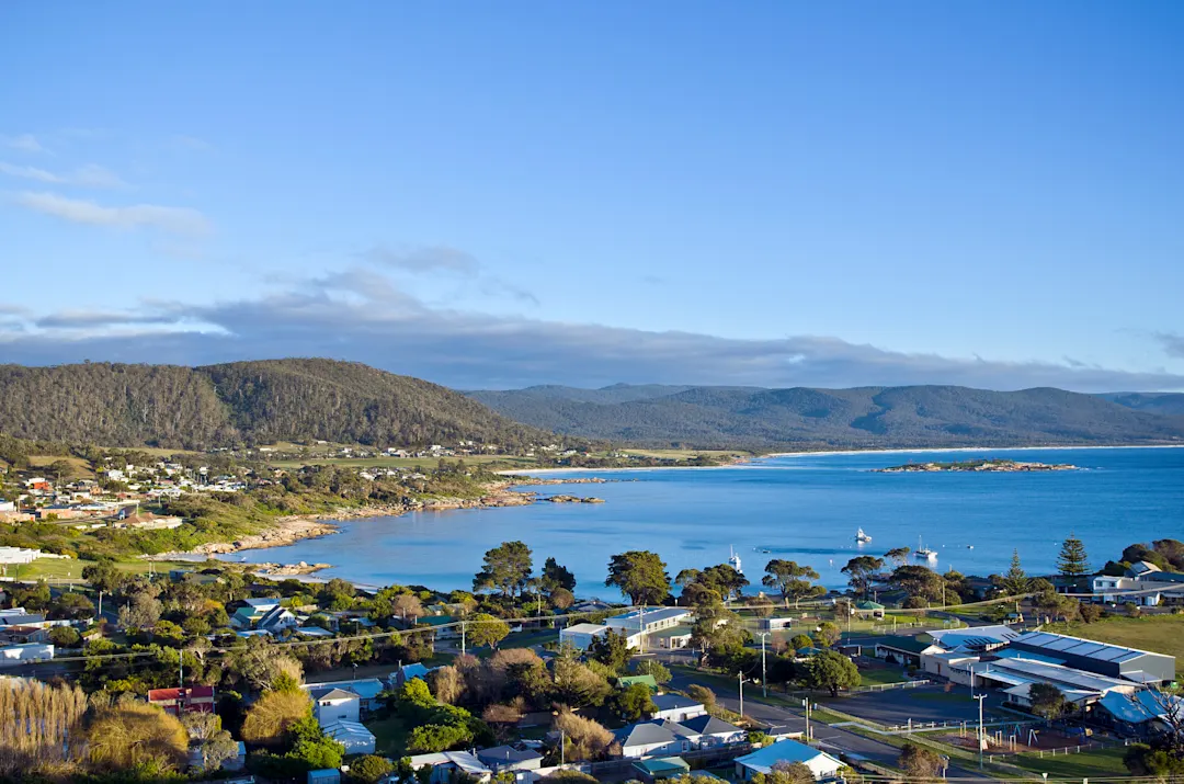 Bicheno, an der Ostküste von Tasmanien, Australien.

