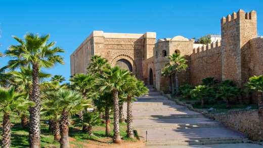 Der Kasbah von Udayas in Rabat Marokko