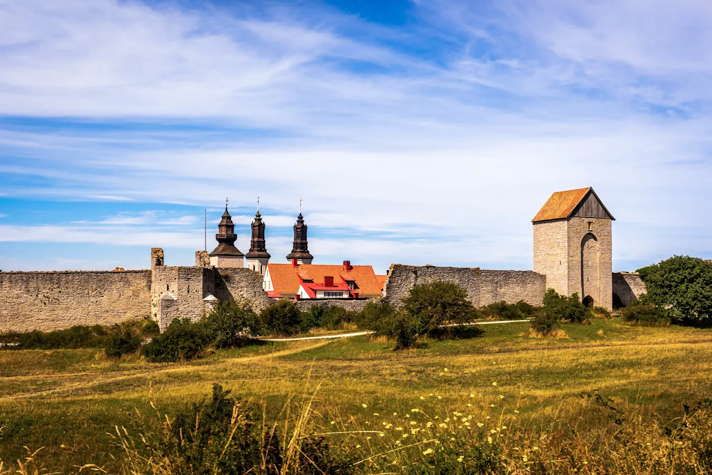 Visby, Schweden, Provinz Gotland, Wand, Mauer Visby, Schweden, Provinz Gotland, Wand, Mauer
