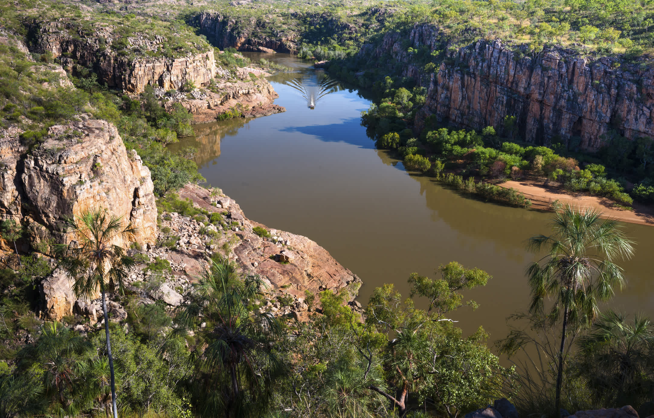 Luftaufnahme der Katherine-Schlucht, Northern Territory, Australien.