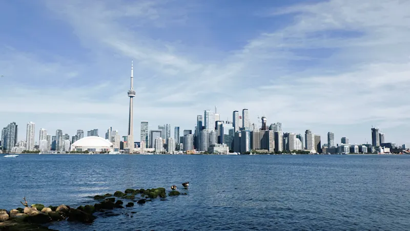 Ontario, Kanada Die Skyline von Ontario in Kanada.